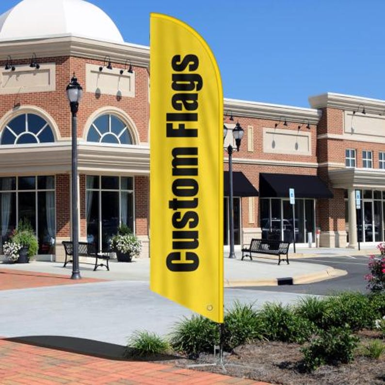 Custom Printed Feather Banner: Double-Sided Advertising Flag image 9