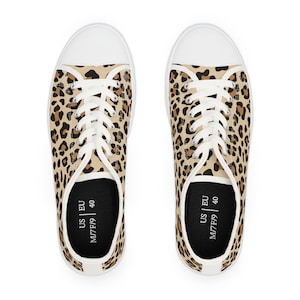 Comfy Cheetah Animal Print Low Top Sneakers Leopard Casual Shoes Converse Shoes Sneakers Animal Print Fashion Shoes Women&#39;s Low Top Sneakers