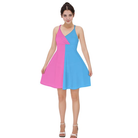 gender reveal dress blue and pink & Dress: Baby Shower Cami Outfit color:coda-dress-satin-pink swatch:https://cdn.shopify.com/s/files/1/1444/3082/products/PAIVA-DRESS-SATIN-PINK6857D1_1_106x106.jpg?v=1643696841 SPAGHETTI STRAP FITTED FULLY Select Jacket & Vest Size:EU46/US36 please refer to the