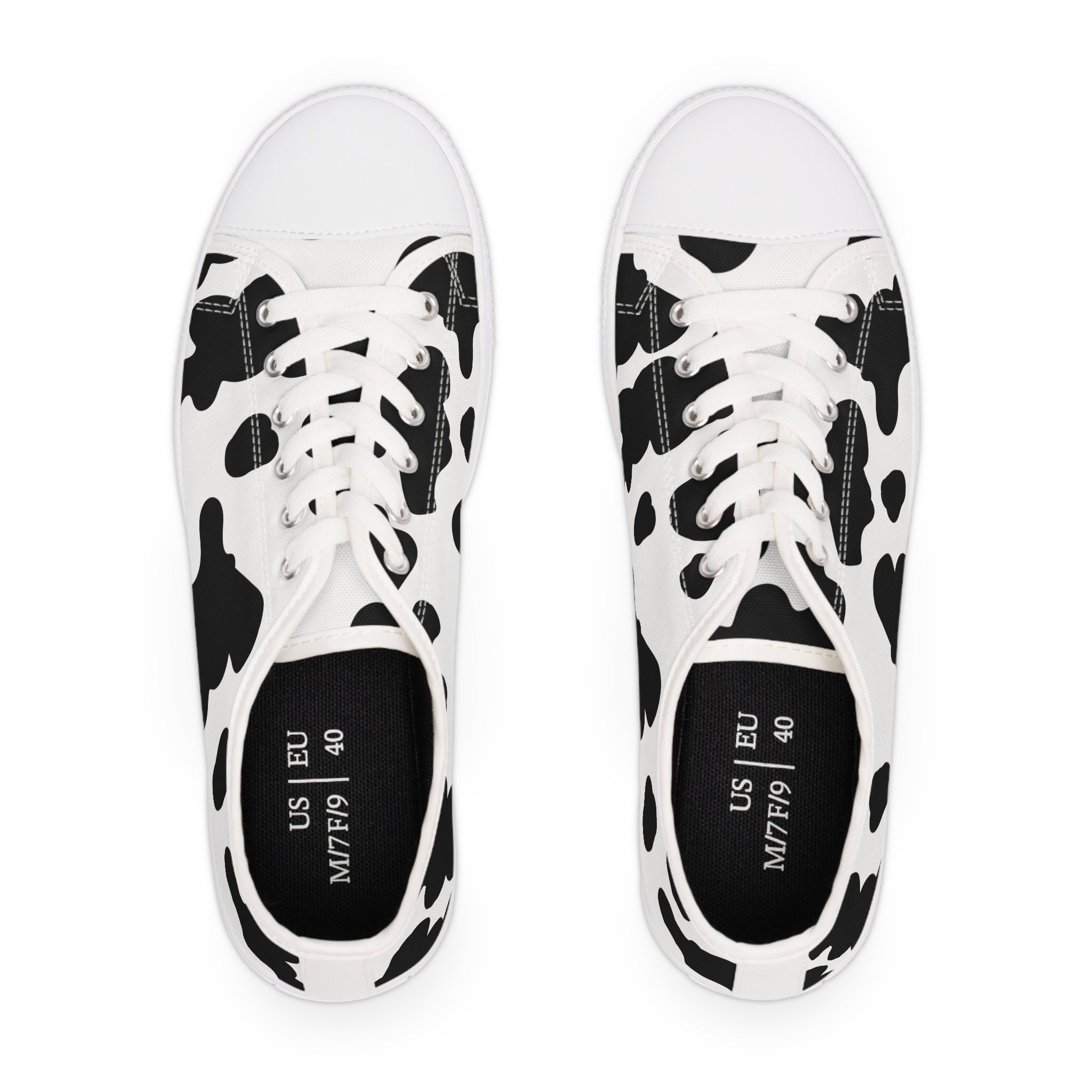 Cow print sneakers cheap