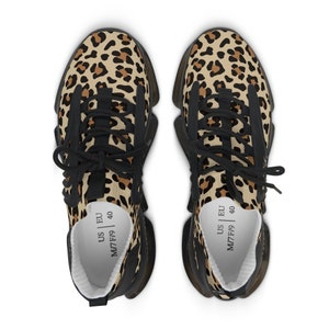 Women&#39;S Leopard Print Women&#39;s Mesh Sneakers