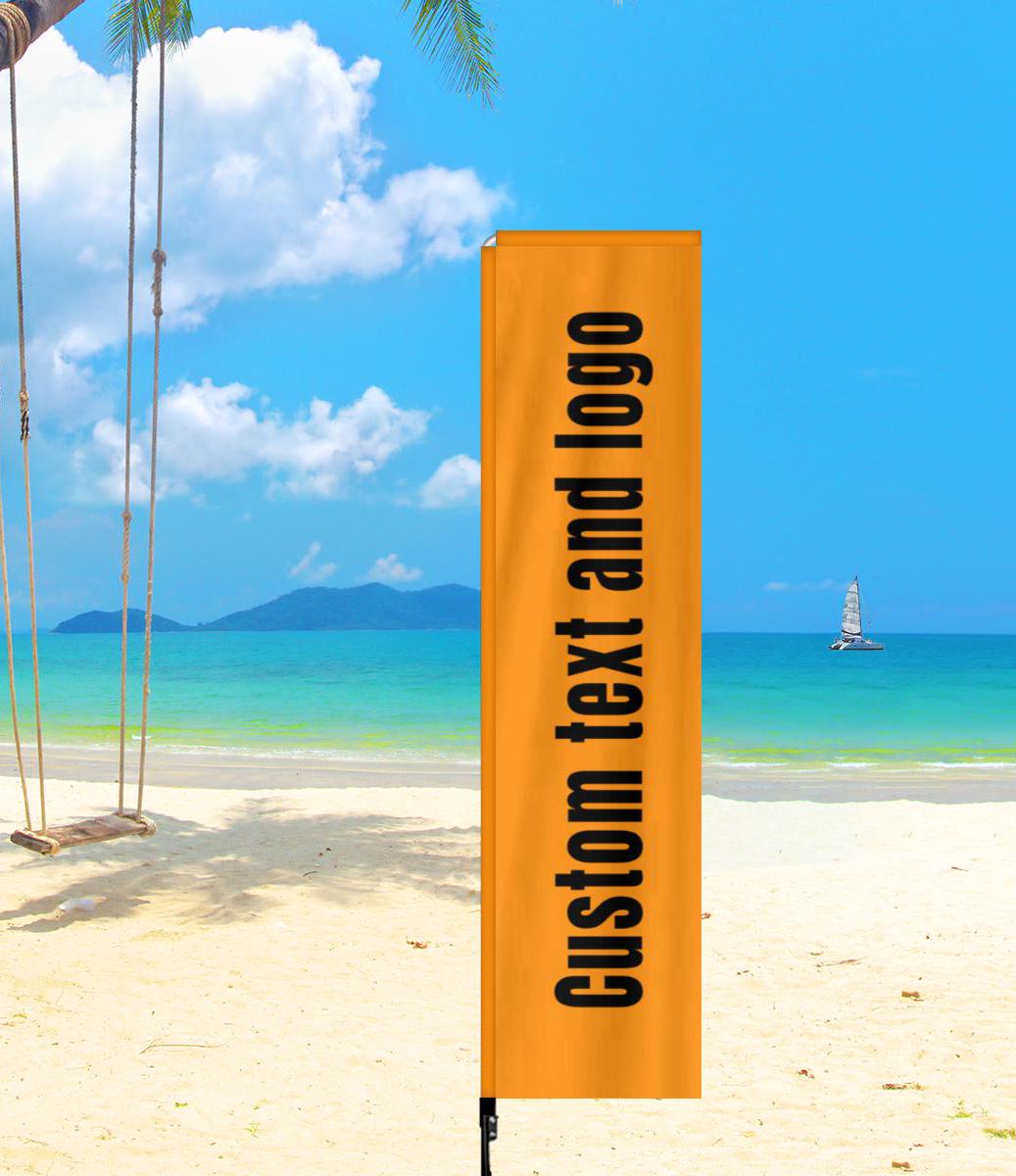 Custom Rectangle Flags - Personalized, Advertising, Event Banner ...