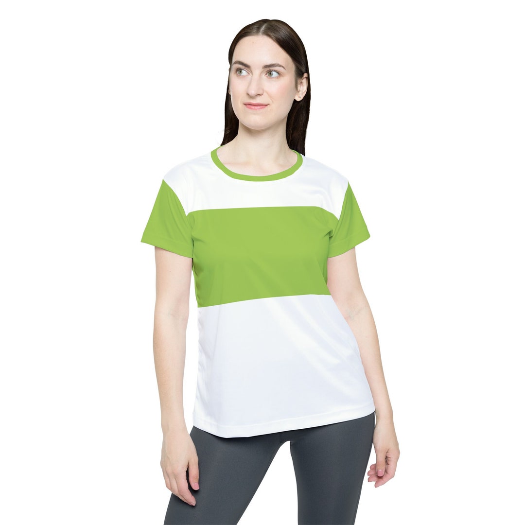 Tシャツ・カットソー COVERNAT multi stripe t-shirt green Green Stripes Women's T-shirt ,white Shirt With Green