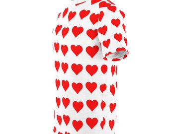 Red Hearts Men's T-shirt | Red Hearts Men's Shirt | Hearts