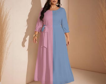 princess polly baby blue dress Johnny Was Zara Color Block Maxi Dress In Stripe - 30% Off