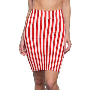 Ensemble Crop Top Et Jupe Crayon Taille Haute – Rayures Colorées Stretch Neuf