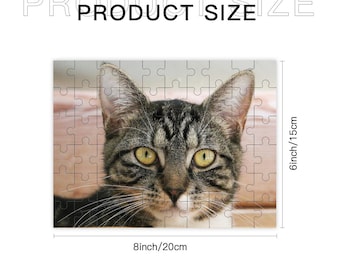 Personalized Wooden Photo Puzzle: Custom Jigsaw Gift (60 Pieces