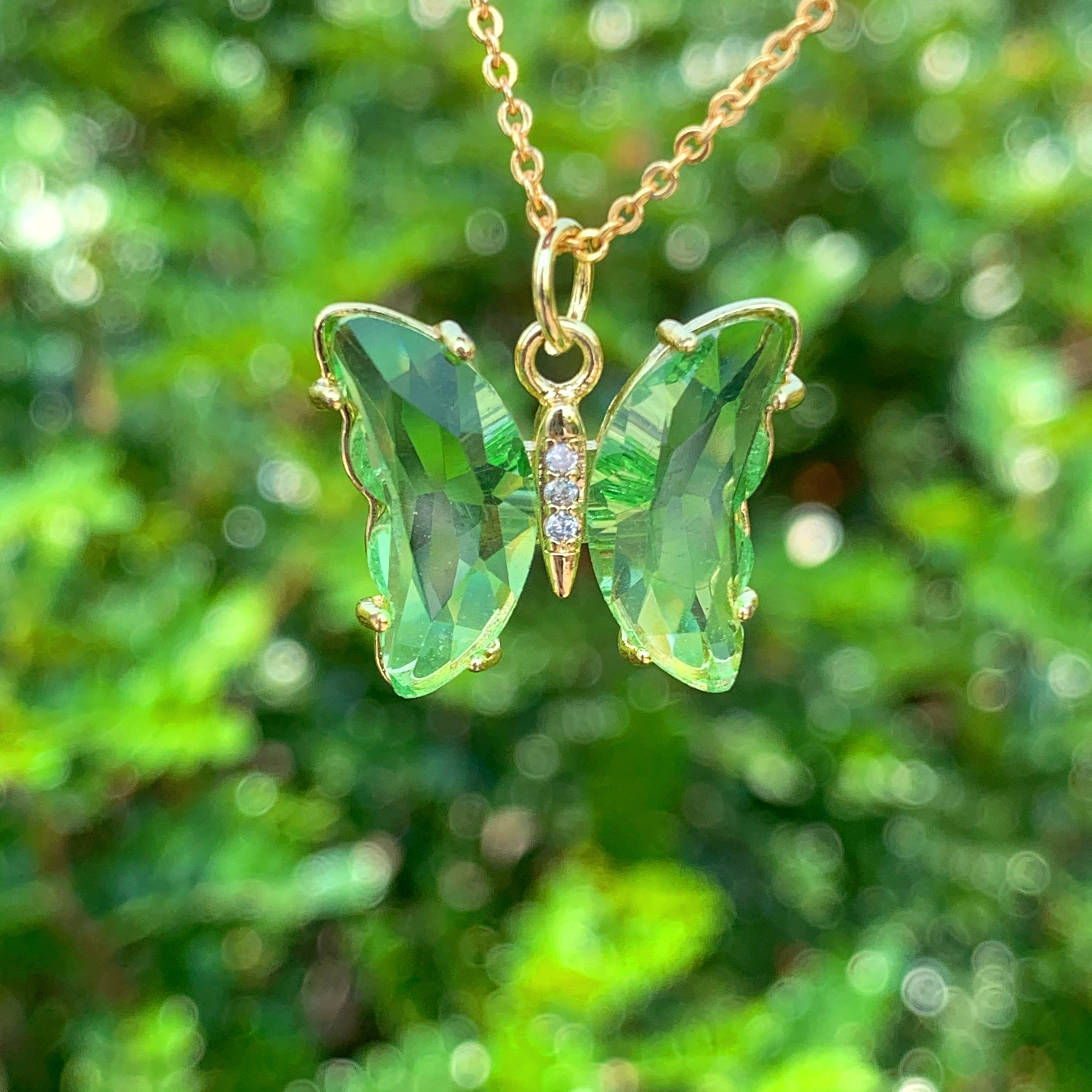ネックレス・ペンダント Stone Nichi Butterfly Magic Necklace SBN76-WG-MC-