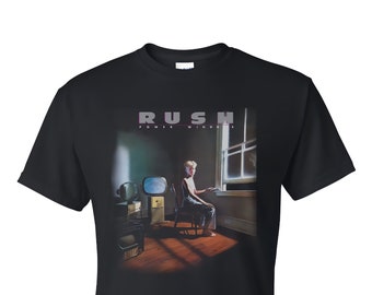 Rush Band T-Shirt S-XXL Logo PROG ROCK PROGRESSIF T-shirt Unisexe Geddy Alex Neil Rush Band T-Shirt S-XXL Logo PROG ROCK PROGRESSIF T-shirt Unisexe Geddy Alex Neil