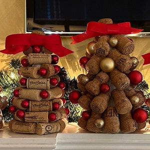 Small Wine Cork Tree made with recycled corks