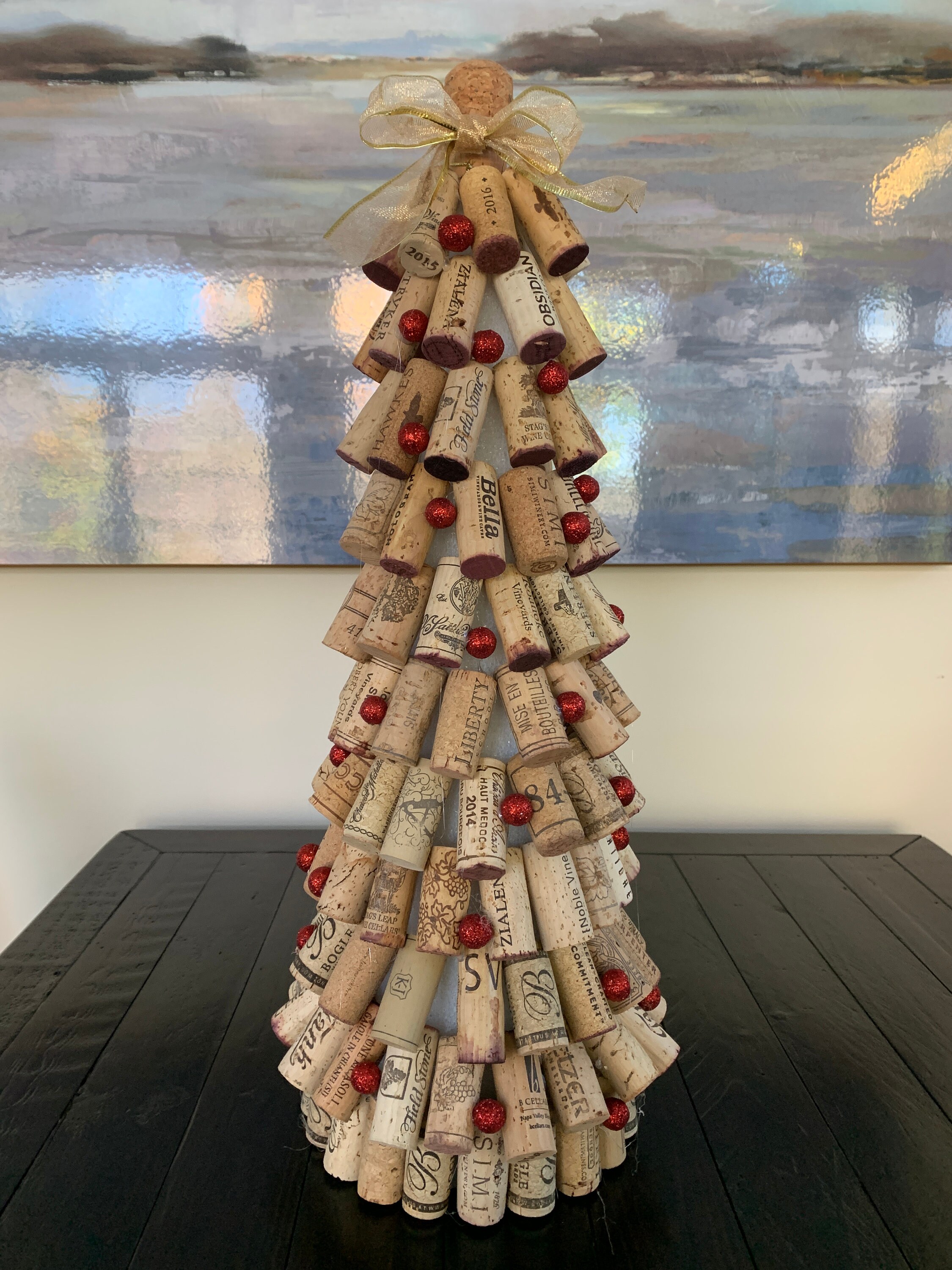Cork Christmas Tree - Etsy