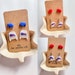 Bills Duo Earrings, Buffalo Earrings 