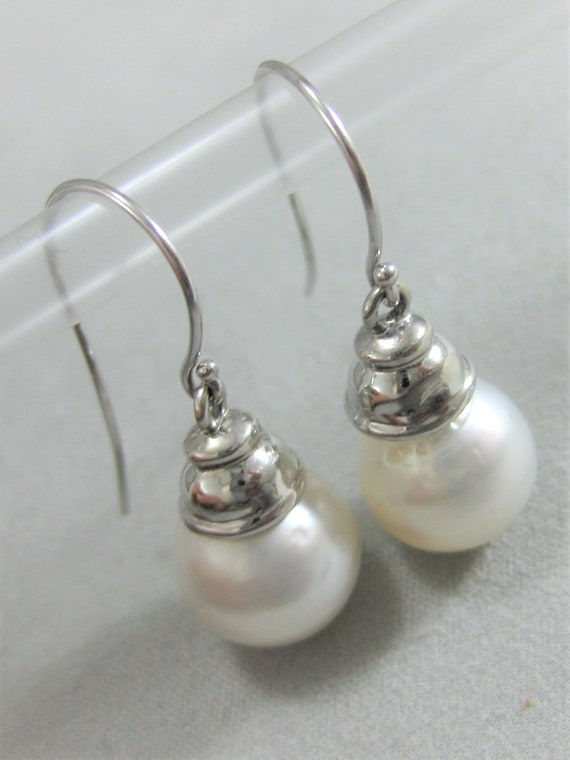 estate natural 11MM x 13MM white SOUTH SEA PEARL … - image 5