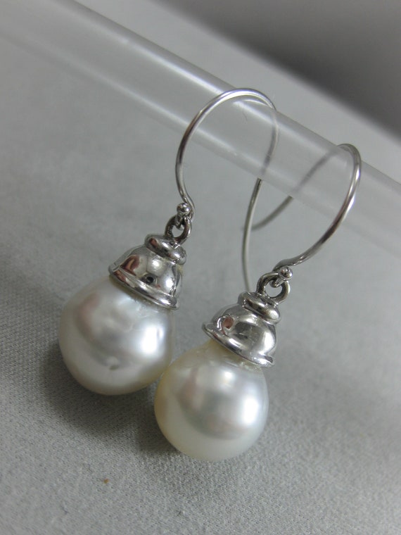estate natural 11MM x 13MM white SOUTH SEA PEARL … - image 1
