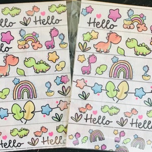 Atemberaubende Ng Tube Klebstoffe, Klebeband, Sonde, Cute Dinos