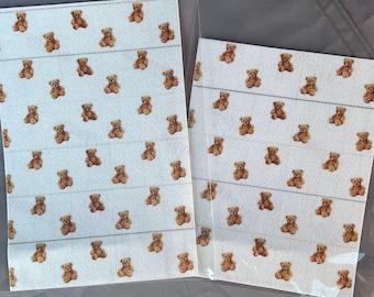 Teddy Bear NG Tube Adhesive Strips: Hypoallergenic Medical Tape (46)