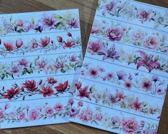 Tiras adhesivas para sonda nasogástrica Floral 1: cinta médica hipoalergénica