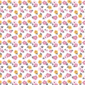 Pink Floral NG Tube Adhesives: Hypoallergenic Medical Tape (A5 Sheet)