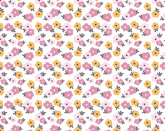 Pink Floral NG Tube Adhesives: Hypoallergenic Medical Tape (A5 Sheet)