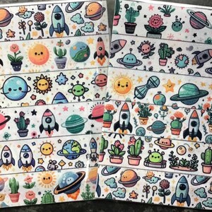 Oszałamiające kleje w tubkach Ng, taśma, rurka do karmienia, lepy, rośliny i planety