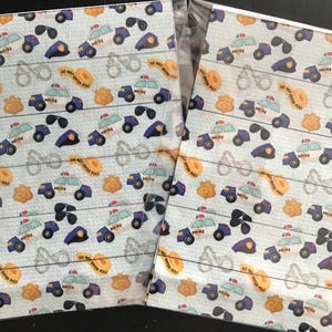 Police Print NG Tube Stickers: Hypoallergenic Medical Tape