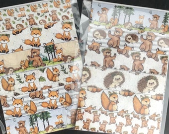 Woodland Animals NG Tube Adhesives, Hypoallergenic Medical Tape