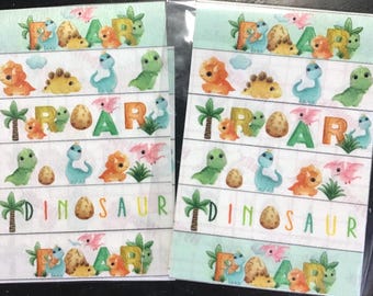 Dinosaur Roar NG Tube Stickers: Hypoallergenic Medical Adhesive