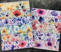 Watercolor Floral NG Tube Tape: Hypoallergenic Medical Adhesive (77)