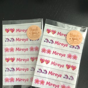 チューブ用接着剤、テープ、栄養チューブ、付箋、パーソナライズされた女の子用セット