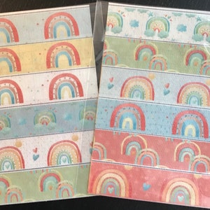 Oszałamiające kleje w tubkach Ng, taśma, tuba do karmienia, tęcze akwarelowe