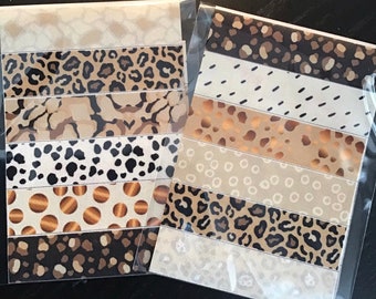 Leopard Print NG Tube Adhesives, Hypoallergenic Medical Tape
