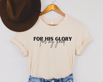 Christian T-Shirt|Romans 8:28 Shirt|Bible Verse Shirt|Faith Apparel|Christian Tees for Women|Jesus Shirt|Religious Shirt