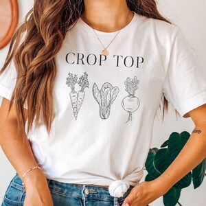 Crop Top Shirt|Women&#39;s Funny Shirt|Farm Shirt|Farm Life|Crop Top|Funny Women Shirt|Farmer Shirt|Sarcasm|Sarcastic Shirt|Gift for Her