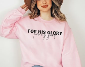 Kristen tröja|Romarbrevet 8:28-tröja|Bibelvers-tröja|Troskläder|Kristna rundhalsade tröjor för kvinnor|Jesus-tröja|Religiös tröja