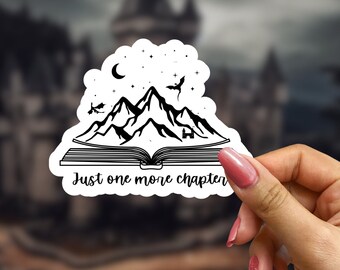 Fantasy Book Kindle Sticker/Adesivo carino per Kindle/Book Lover Sticker/BookTok Sticker/E-Reader Sticker/Book Lover Gift/Bookish Gift