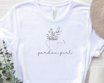 Plant Lady Shirt|Garten Mädchen Shirt|Pflanzen Liebhaber Geschenk|Pflanzen T-shirt|Pflanzen Mutter Shirt|Verrückte Pflanzendame|Gartenarbeit Shirt|Geschenk für Gärtner