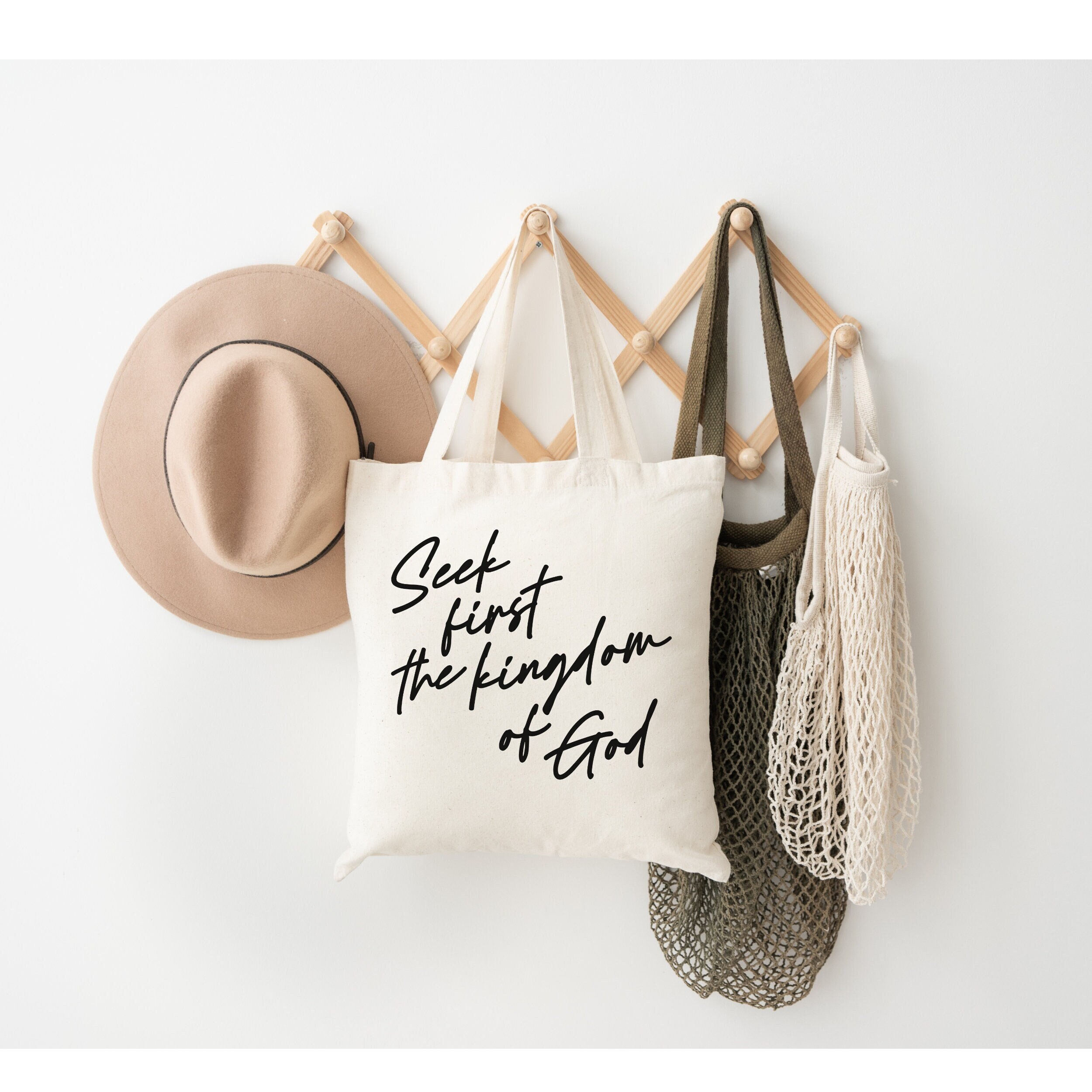 Matthew 6:33 Backpack by God Totes Seek the Lord. Sometimes God will test what truly comes  main image 2