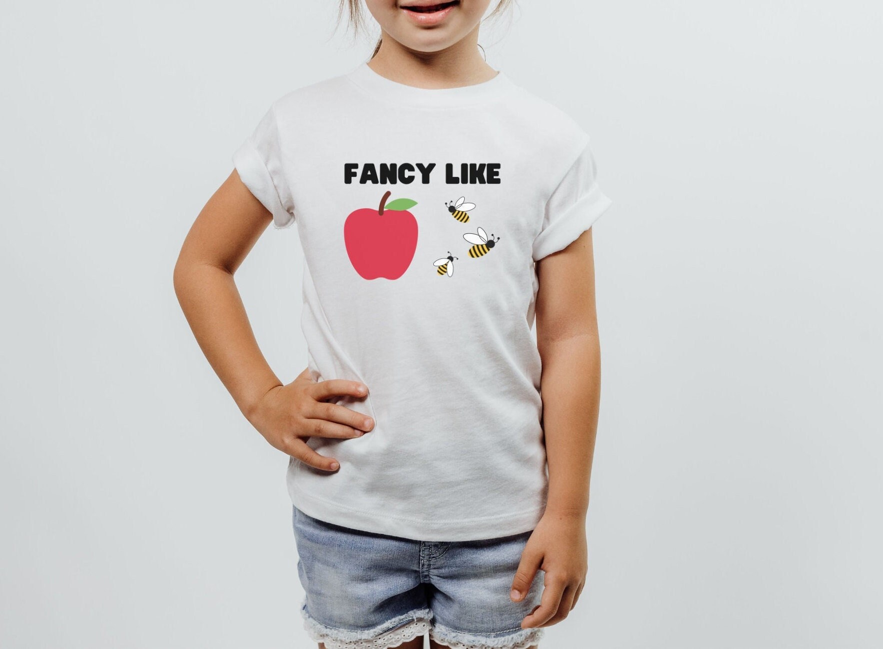Fancy Like Apple Bees Funny Youth T-shirt|Walker Hayes Shirt|Cute Kids Shirt|Funny Kids Shirt|Country Song Kids Shirt|Southern Kids