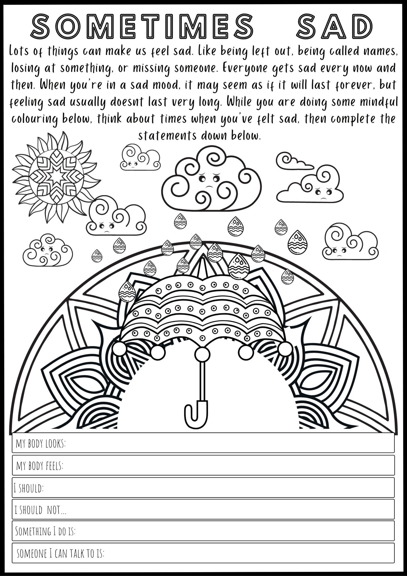 Printable Colouring in & Activity Book for Kids Fun Etsy