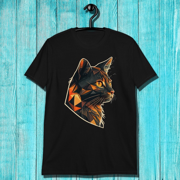 T-shirt Unisexe Chat stylisé