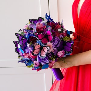 Brautstrauß Schmetterling Hochzeit Thema