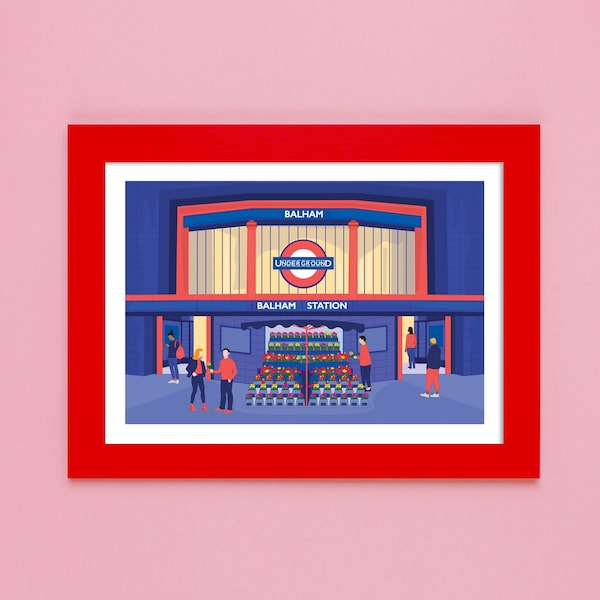 Balham Station Limited Edition Giclée Fine Art Print – South West London, SW12