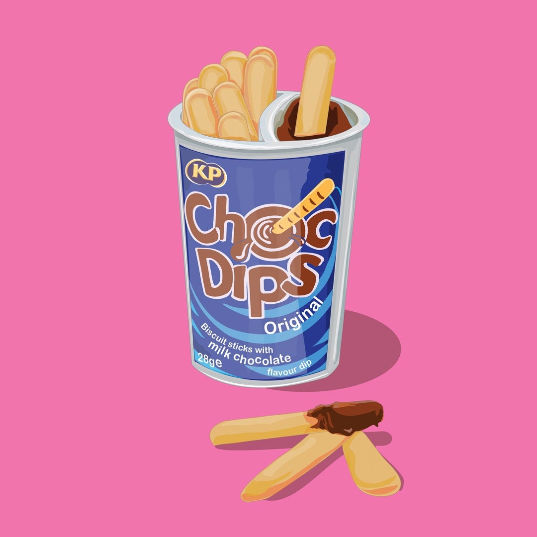 Choc Dips Limited Edition Giclée Fine Art Print KP Choc Dips, 1980s