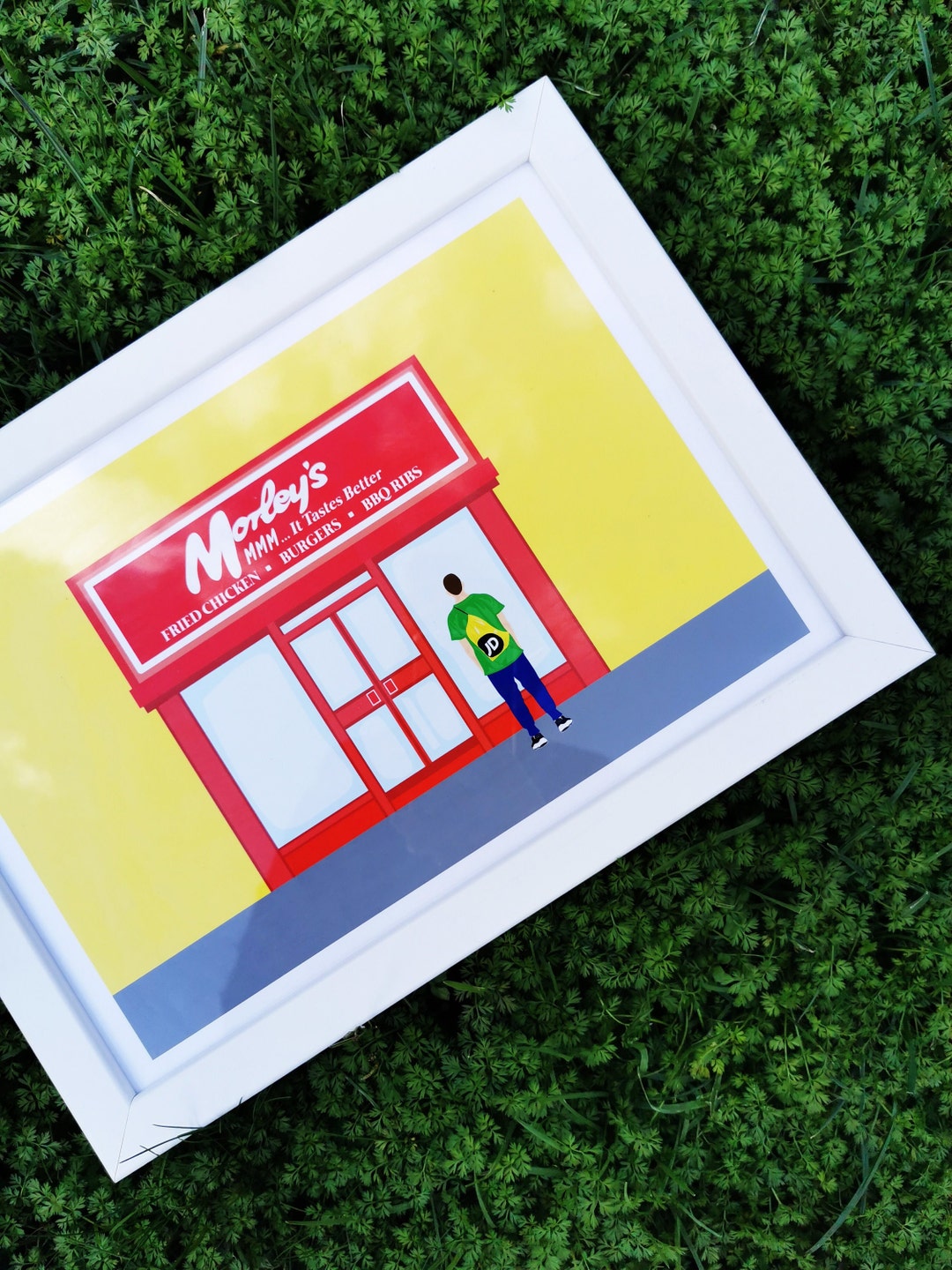 Morley's Chicken Shop Art Print: South London Giclée Print - LIMITED ...