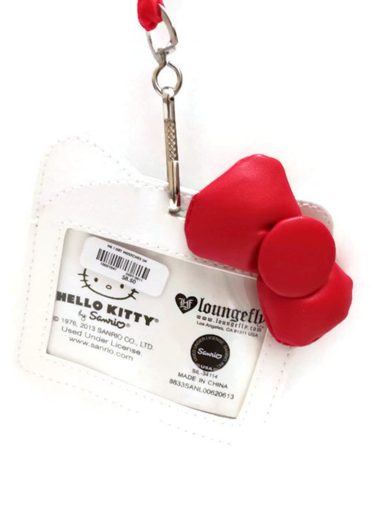 Loungefly Hello Kitty Badge Holder Clip ID Case With Lanyard Etsy