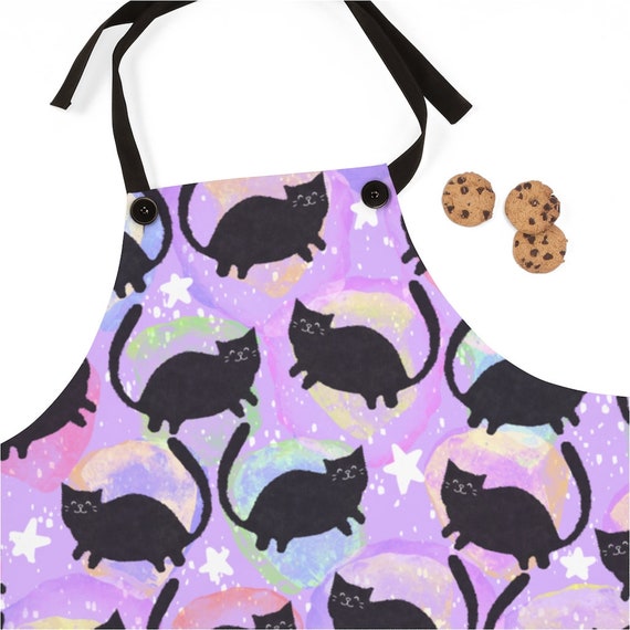 Cleaning Supplies Aprons Cat Lovers and Chefs Cat Print Apron Cooks Who