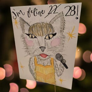 Cartão personalizado em aquarela | cartão de aniversário exclusivo | cartão de felicitações | cartão de agradecimento