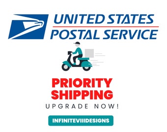 PRIORITY MAiL SHIPPING Upgrade / USPS Entrega de 2-3 días / Seguimiento incluido
