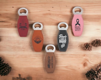 Personalized Magnetic Bottle Opener, Custom Bottle Opener, Groomsmen Gift, Engraved Bottle Opener, Groomsmen Bottle Opener Magnet