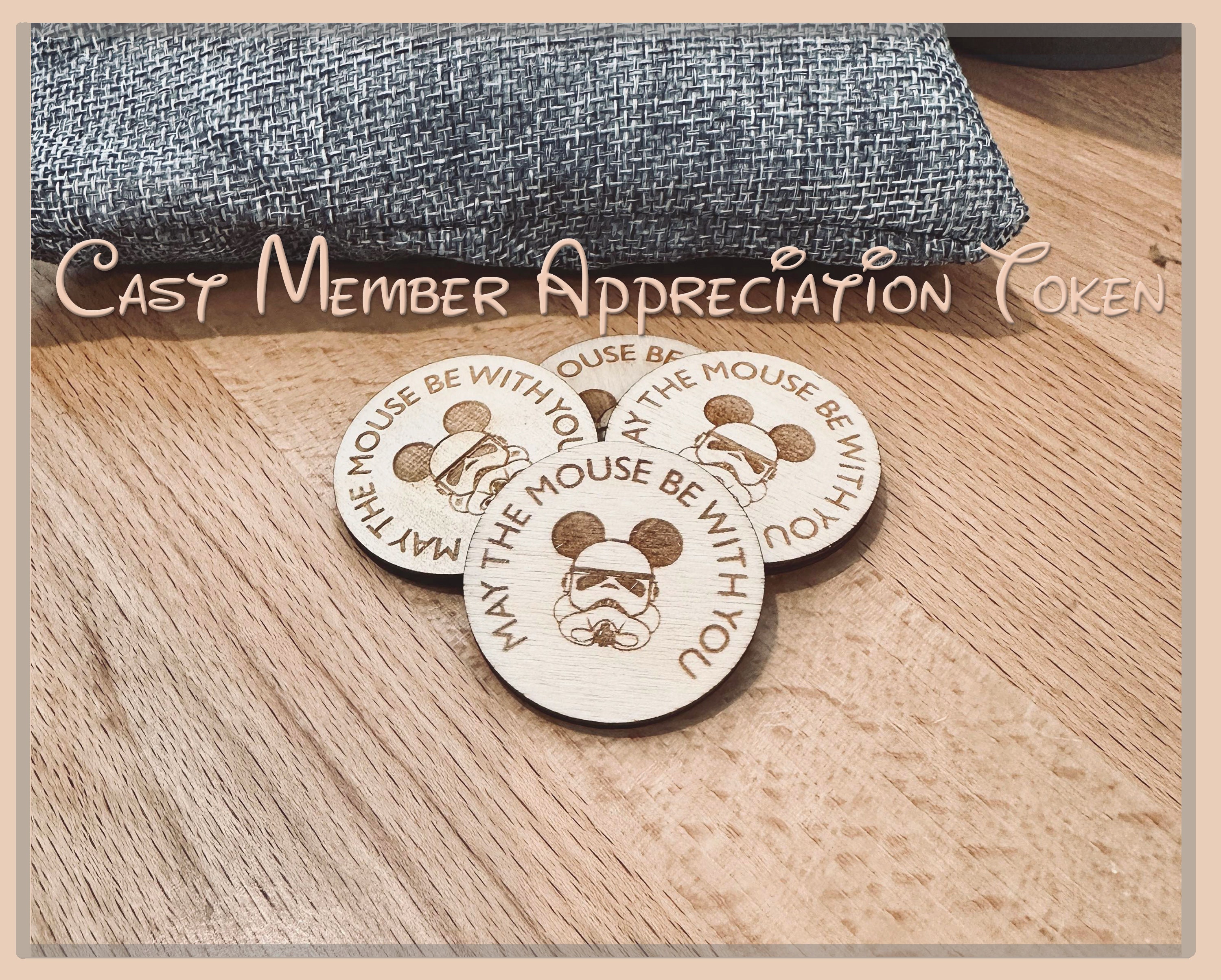 May The  Mouse Be With You Tokens | WDW Cast Member Appreciation Token Coins | You Are The Magic Thank You Gift | Mouse World | DCP